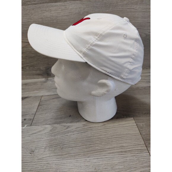 Ahead Golf Hat White w/ Red Hand Finger Pointing "Heads Up Golf Champs" - Picture 4 of 9